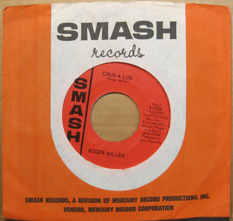 Roger Miller - Chug-A-Lug b/w Reincarnation