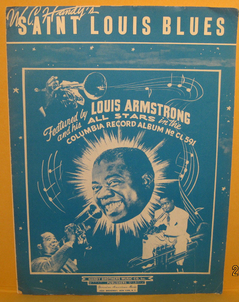 Saint Louis Blues - 1942 Sheet Music Louis Armstrong