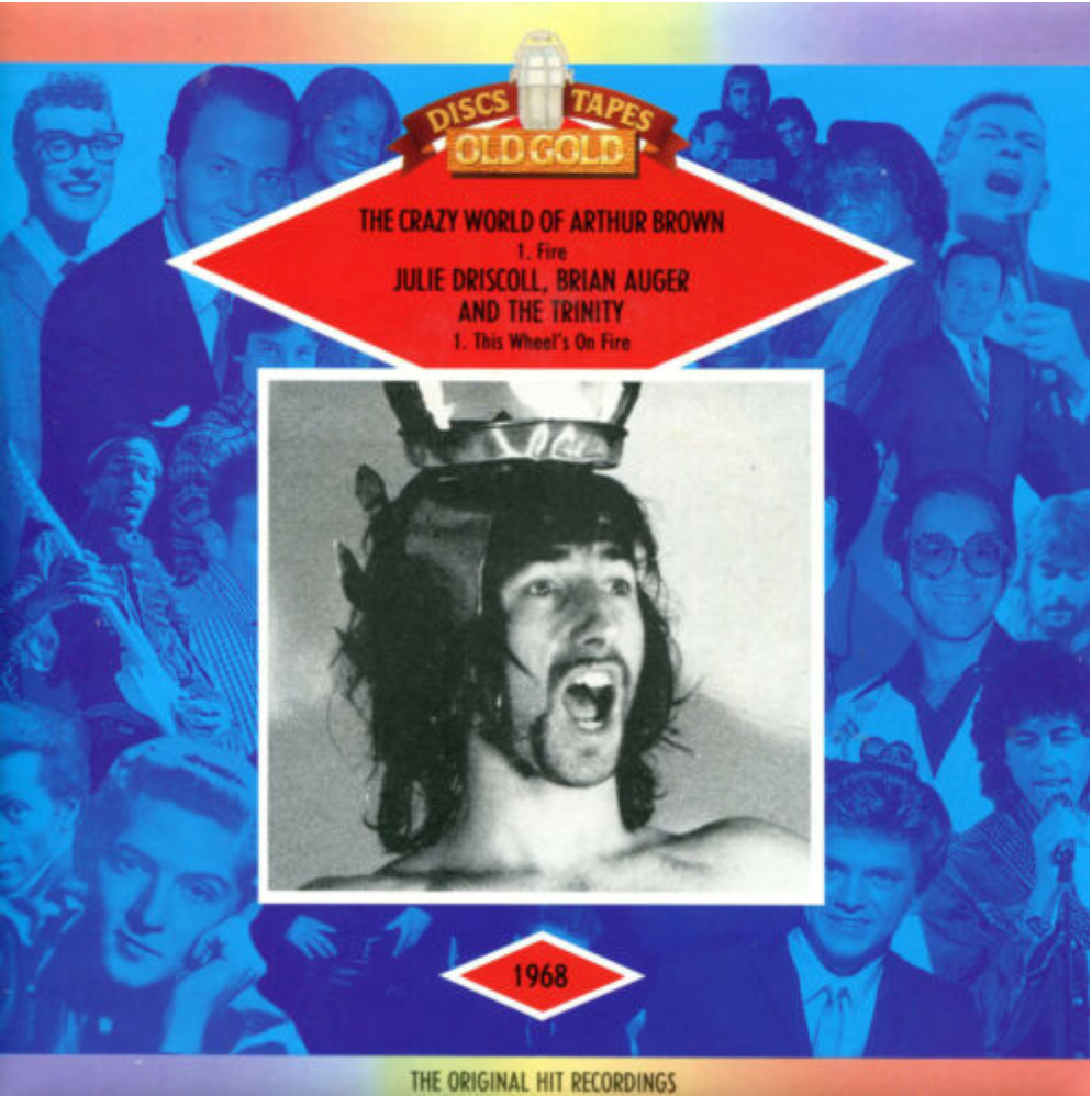 Arthur Brown - Fire / This Wheel's on Fire - Brian Auger Trinity w/ Picture Sleeve