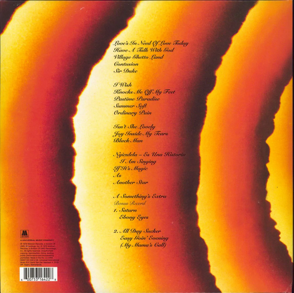 Stevie Wonder - Songs in the Key of Life 2 180g LPs w/ bonus 7