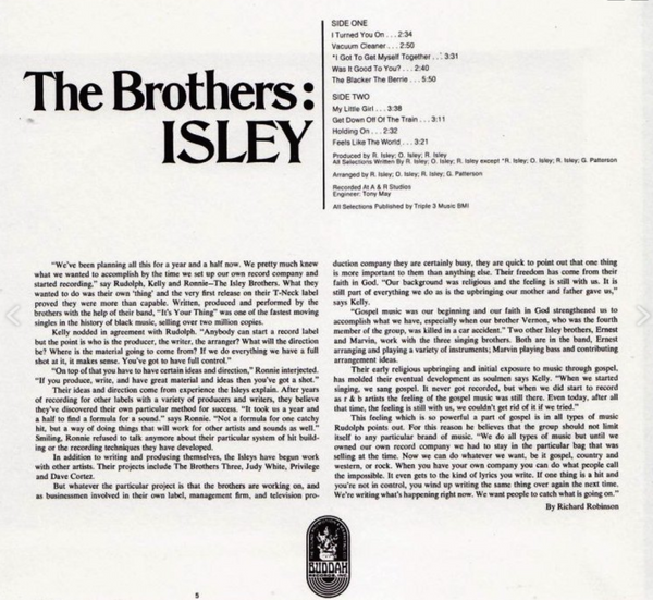 Isley Brothers - The Brothers: Isley – Orbit Records Isley Brothers - The Brothers: Isley – Orbit Records