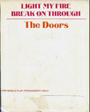 Doors - Light My Fire b/w Break on Through Hip-Pocket Record
