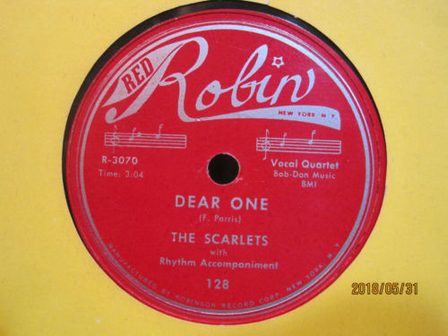 The Scarlets - Dear One b/w I've Lost
