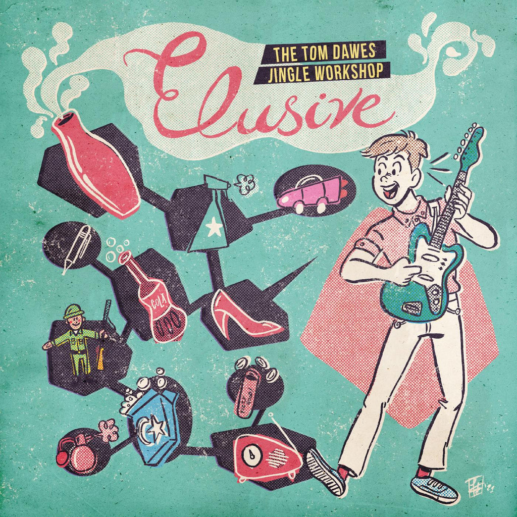 Tom Dawes - The Tom Dawes Jingle Workshop: Elusive on COKE CLEAR VINYL