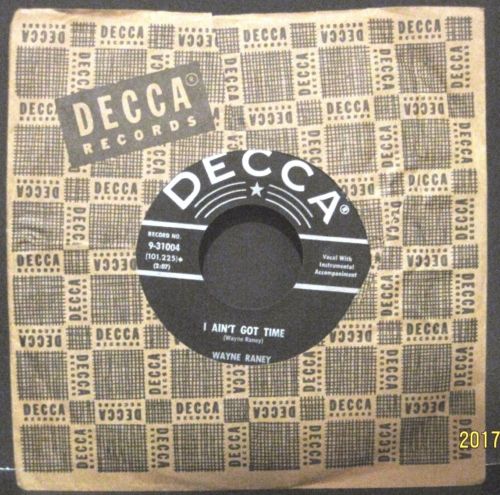 Wayne Raney - I Ain't Got Time b/w Four Aces and A Queen