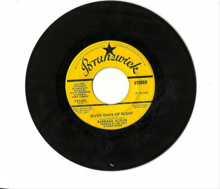 Barbara Acklin - Seven Days of Night/ A Raggedy Ride