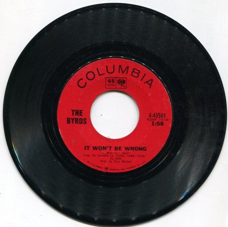 Byrds - It Won't Be Wrong/ Set You Free This Time