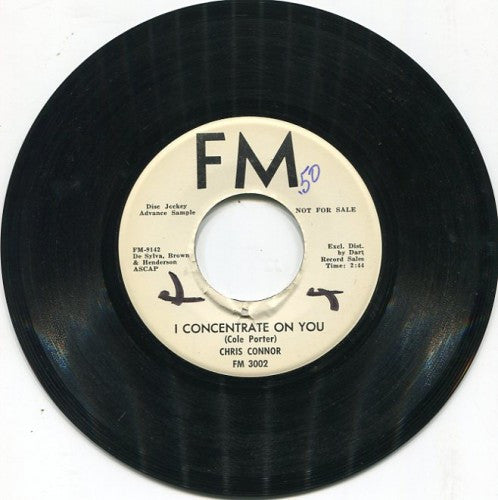 Chris Connor - I Concentrate on You/ Lot of Livin' to Do
