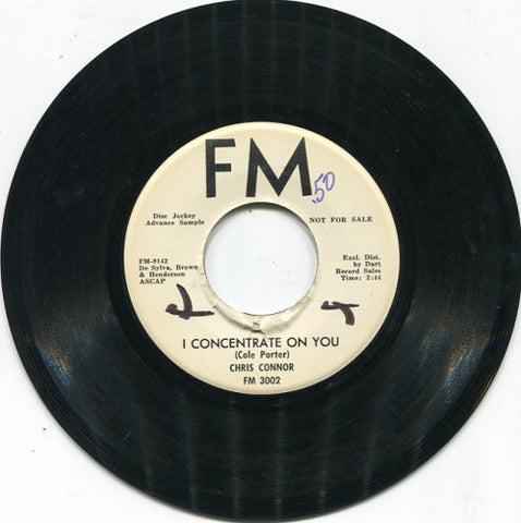 Chris Connor - I Concentrate on You/ Lot of Livin' to Do