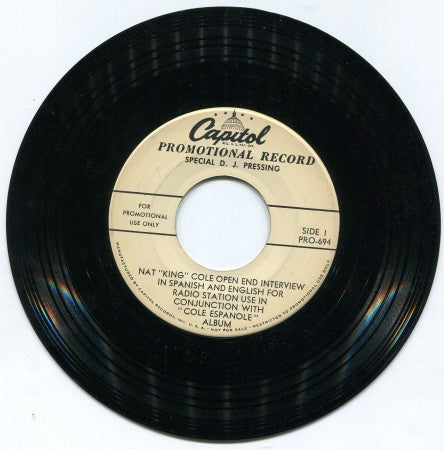 Nat King Cole - Open End Interview