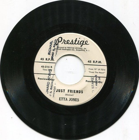 Etta Jones - Just Friends/ You Came A Long Way from St. Louis