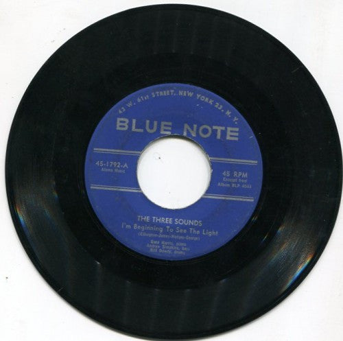 Three Sounds - I'm Beginning to See The Light/ Tammy's Breeze