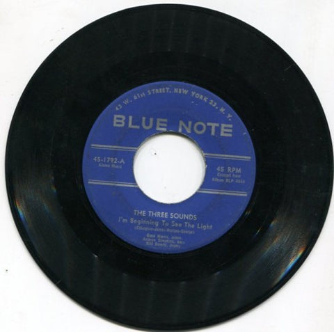 Three Sounds - I'm Beginning to See The Light/ Tammy's Breeze