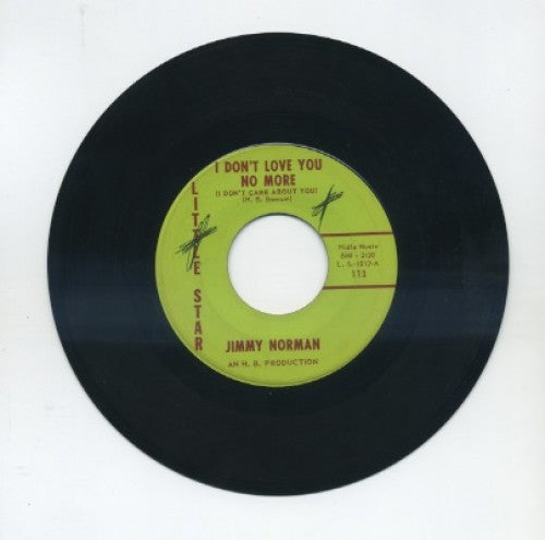Jimmy Norman - I Don't Love You No More/ Tell Her For Me