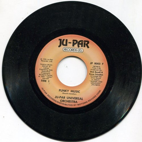 Ju-Par Universal Orchestra - Funky Music/ Time