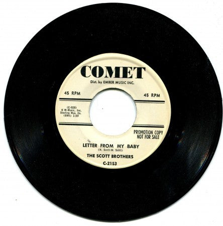 Scott Brothers - Welcome Me/ Letter From My Baby