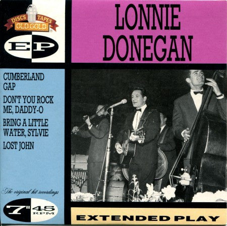 Lonnie Donegan - Extended Play / Cumberland / Rock Me/ Bring a Little Water / Lost John