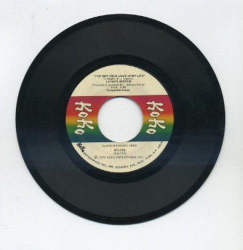 Luther Ingram - I've Got Your Love In My Life/ Let's Steal Away To The Hideaway
