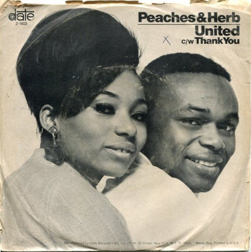 Peaches & Herb - United/ Thank You – Orbit Records