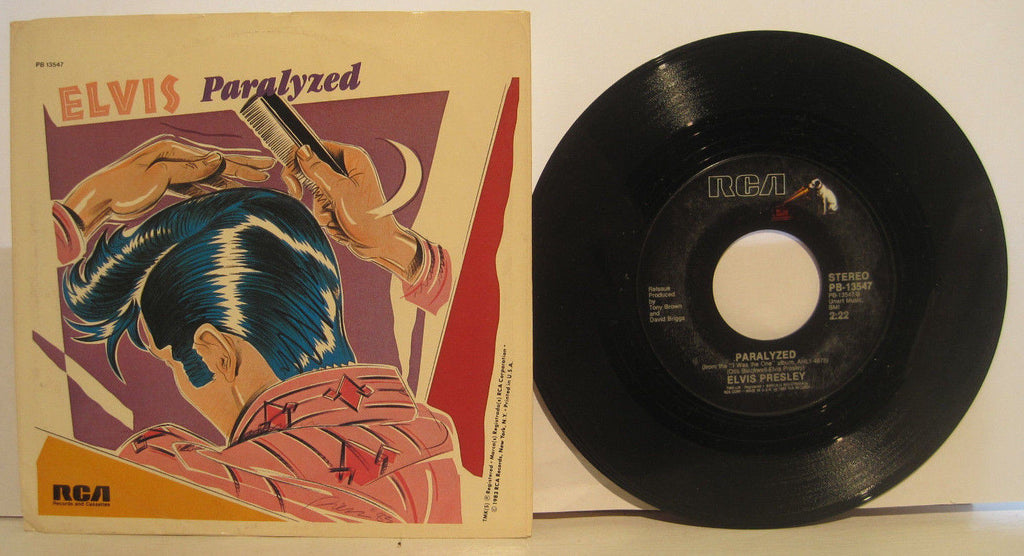 Elvis Presley - Paralyzed / Little Sister w/ PS