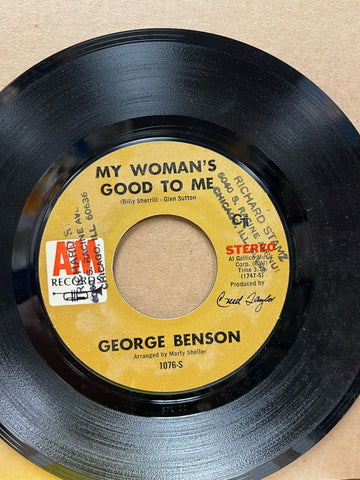 George Benson - My Woman's Good To Me b/w Jackie, All