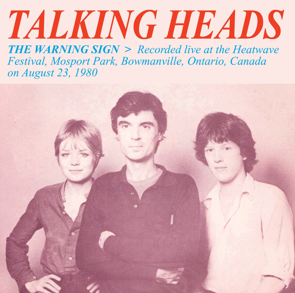 Talking Heads - The Warning Sign: Live in Ontario 1980 - on limited colored vinyl