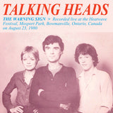 Talking Heads - The Warning Sign: Live in Ontario 1980 - on limited colored vinyl