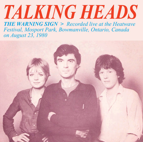 Talking Heads - The Warning Sign: Live in Ontario 1980 - on limited colored vinyl