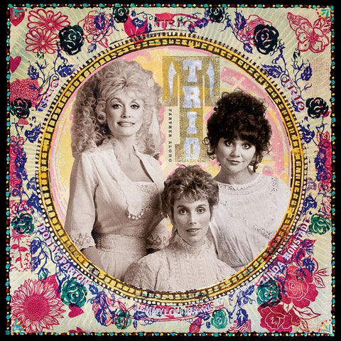 Trio (Dolly Parton, Emmylou Harris, Linda Ronstadt) - Farther Along - 2 LP set