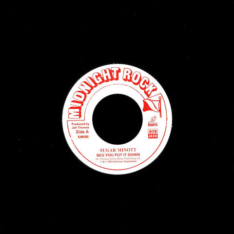 Sugar Minott - Beg You Put It Down / Put Down the Dub 7"