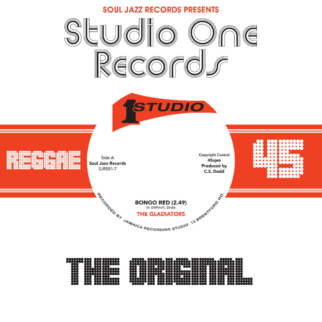 Gladiators - Bongo Red / Version  - 7" 45