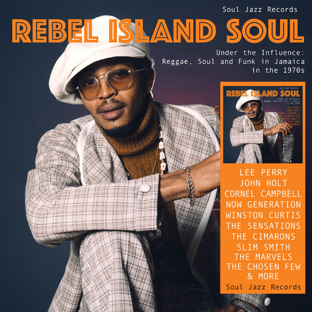 Various - Rebel Island Soul: Under the Influence: Reggae, Soul & Funk in Jamaica in the 70s - 2 LP set w/ DLC
