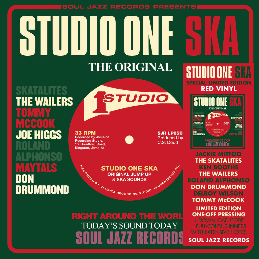 Various - Studio One Ska: The Original - 2 LP set on limited colored vinyl w/ DLC