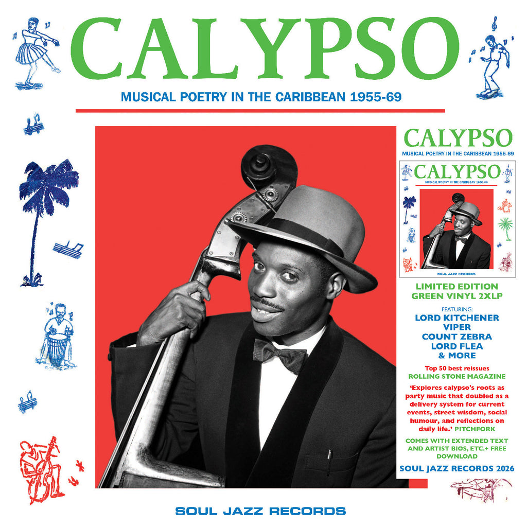Various - Calypso: Musical Poetry in the Caribbean 1955-69 - 2 LP set on limited colored vinyl