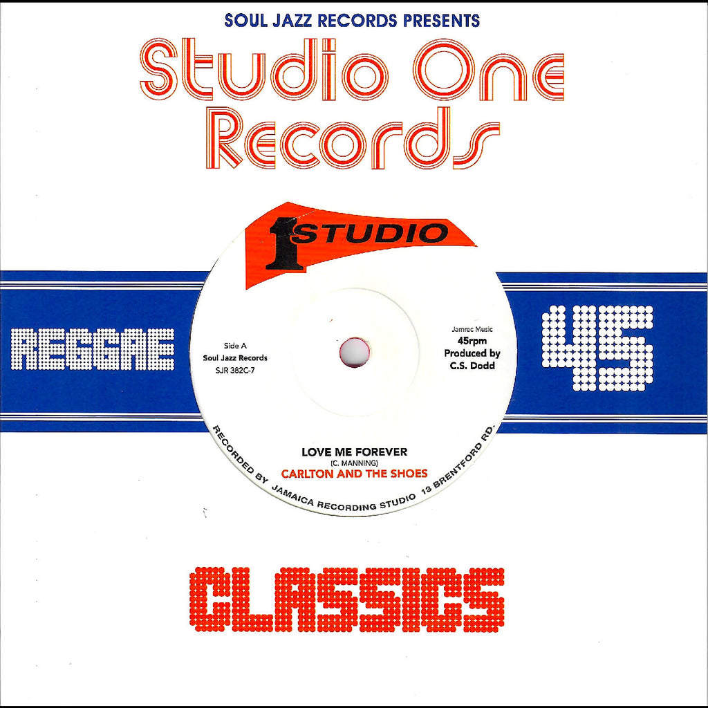 Carlton And The Shoes - Love Me Forever / Never Let Go - 7" 45 on limited colored vinyl