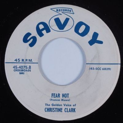 Christine Clark - Swing Low, Sweet Chariot b/w Fear Not