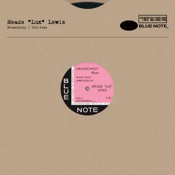 Meade "Lux" Lewis - Melancholy / Solitude - limited 78 re-issue