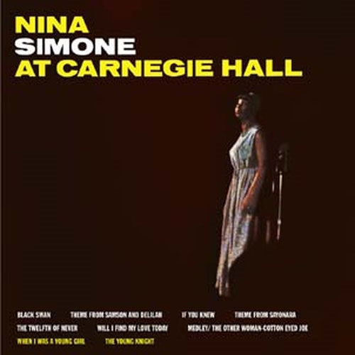 Nina Simone - At Carnegie Hall - import LP w/ 2 bonus tracks