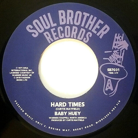 Baby Huey - Hard Times / Listen to Me - import 7"