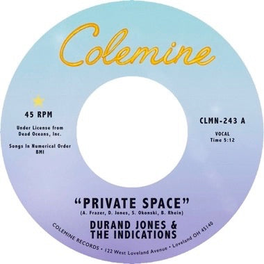 Durand Jones & The Indications - Private Space / Sea of Love 7" 45
