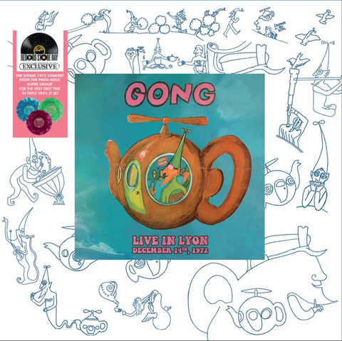 Gong - Live in Lyon 1972  - 3 LP - LTD colored vinyl for RSD