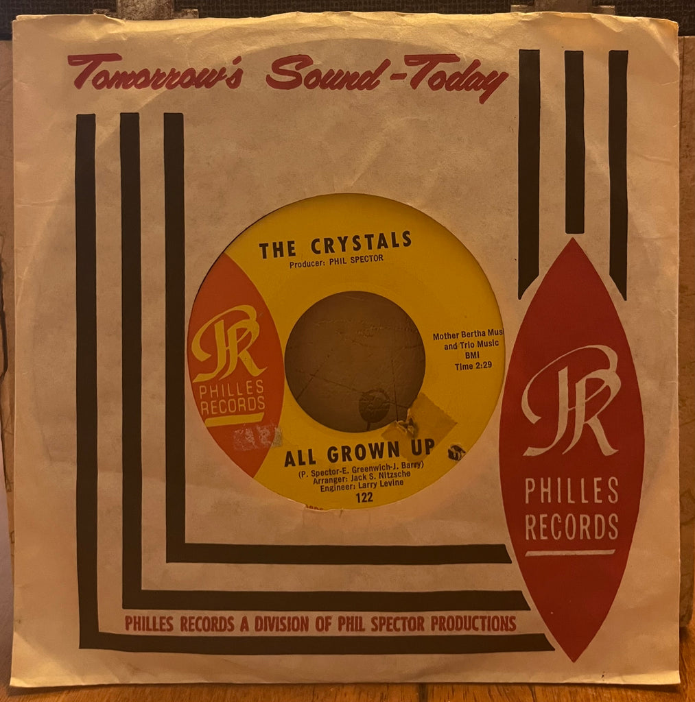 Crystals - All Grown Up b/w Irving (Jaggered Sixteenths)
