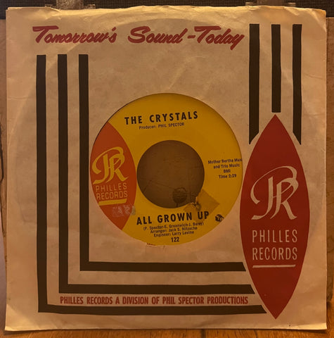 Crystals - All Grown Up b/w Irving (Jaggered Sixteenths)