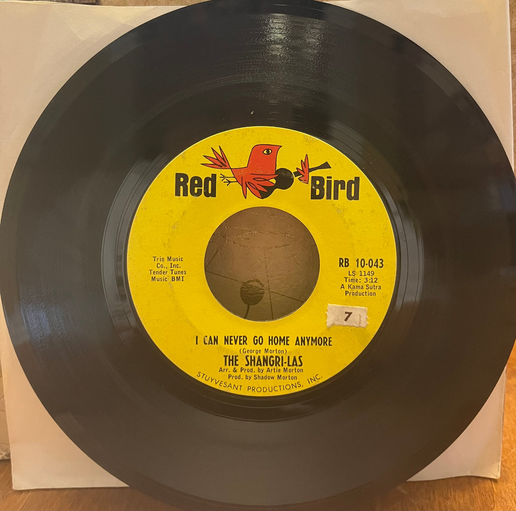 Shangri-Las - I Can Never Go Home Again b/w Bull Dog