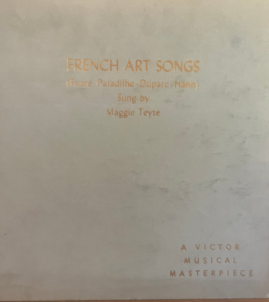 Maggie Teyte - French Art Songs / Victor 78rpm Album