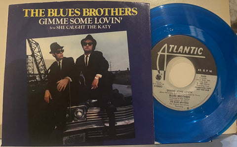 Blues Brothers - Gimmie Some Lovin' b/w She Caught The Katy PROMO on Blue Vinyl
