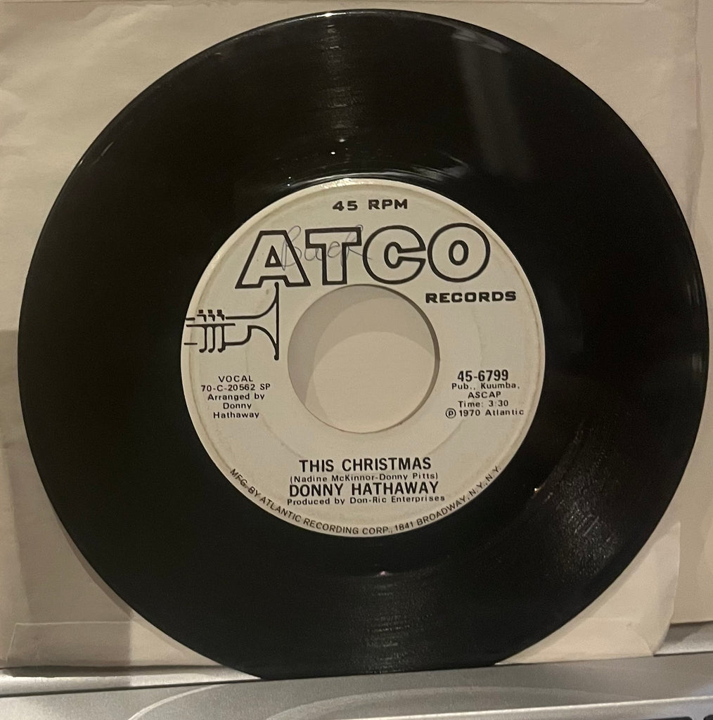 Donny Hathaway - This Christmas b/w Be There WHITE LABEL PROMO
