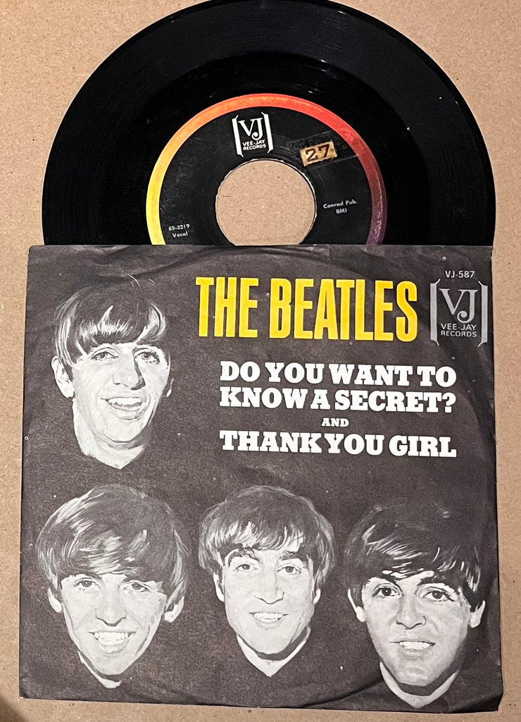 Beatles - Do You Want To Know a Secret b/w Thank You Girl 45 w/PS