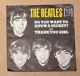 Beatles - Do You Want To Know a Secret b/w Thank You Girl 45 w/PS