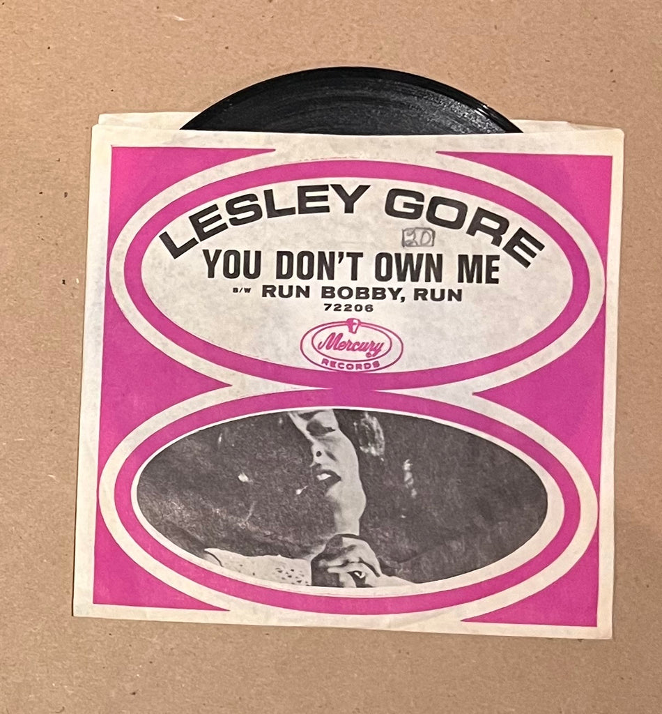 Lesley Gore - You Don't Own Me b/w Run, Bobby, Run 45rpm w/PS